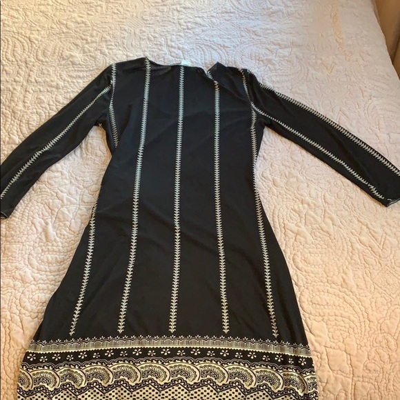 EUC Max Studio black/cream dress, size medium. - Picture 2 of 3